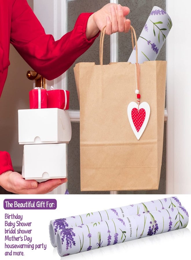 Fainne 24 Sheets Scented Drawer Liners for Dresser 15.7 x 22.8 Inch Lavender Drawer Paper Non Adhesive Liners Dresser Scented Floral Print Fragrant for Kitchen Cabinet Shelf Closet(Vibrant Style) - Image 4